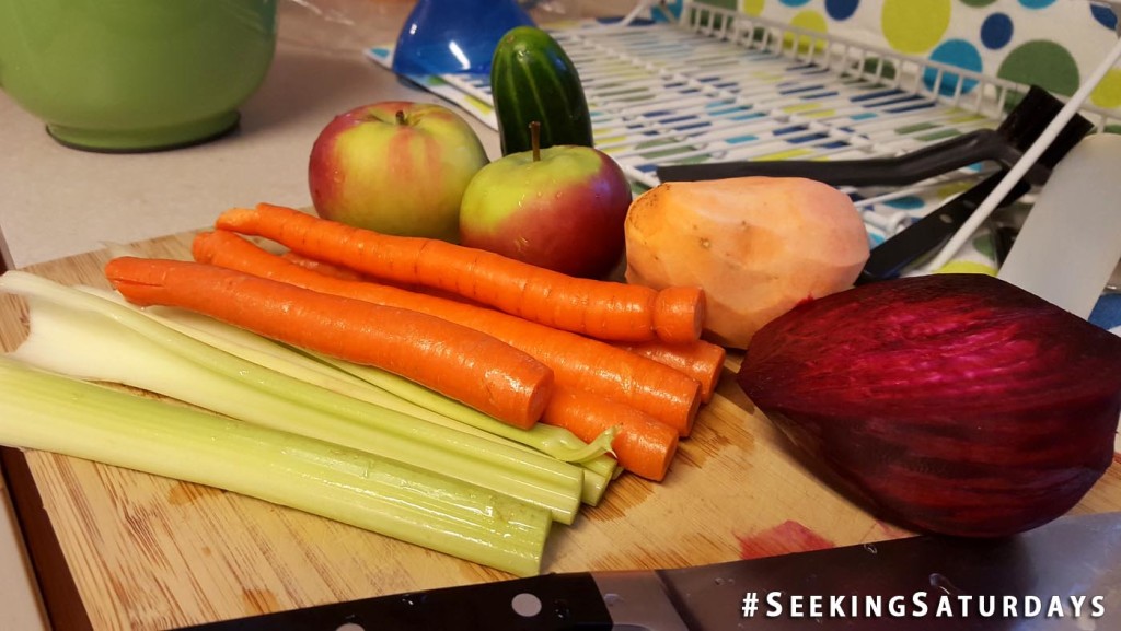 Juicing vegetables, fruit, beets, & sweet potatoes