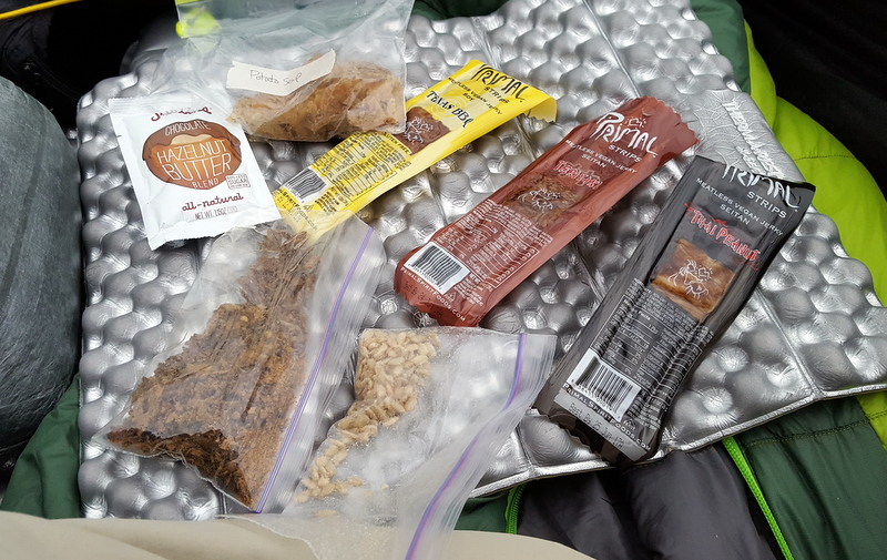 Salty & sweet snacks for backpacking
