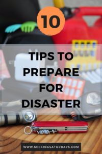 10 Tips to Prepare for Disaster