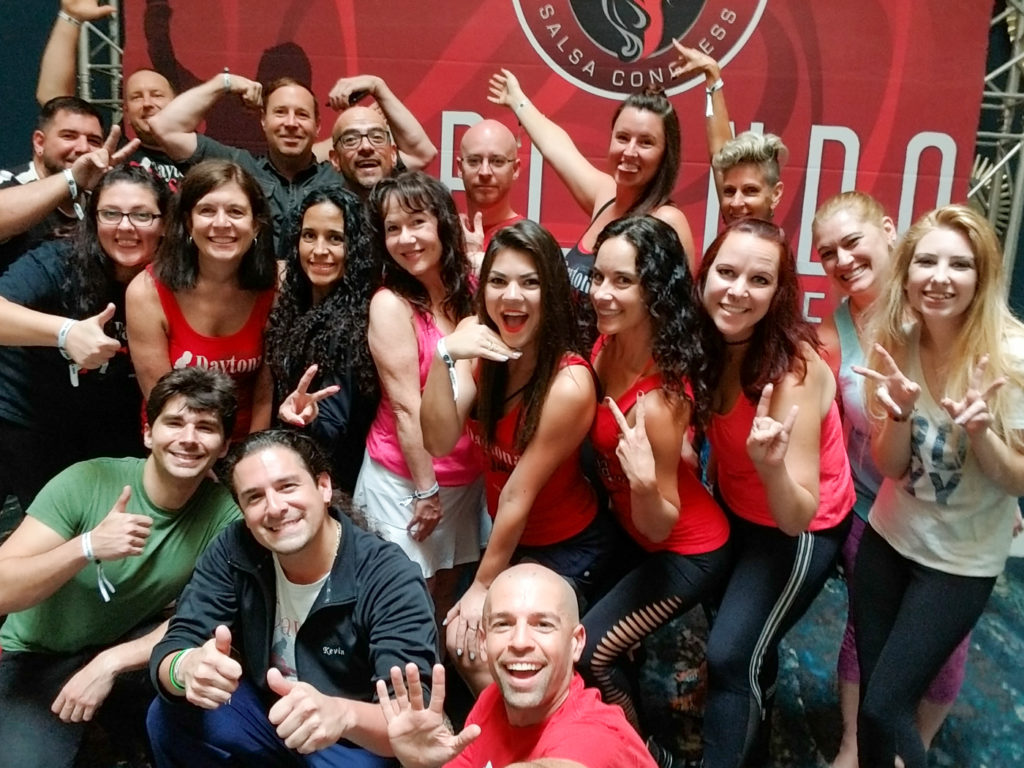 Daytona Salsa crew at Orlando Salsa Congress OSC 2019