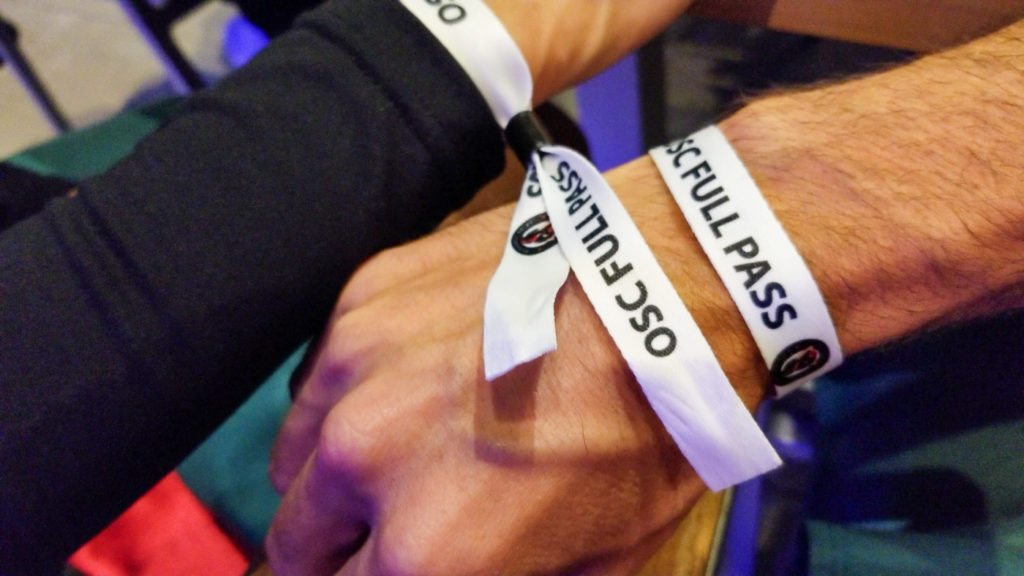 Orlando Salsa Congress OSC wrist bands full access
