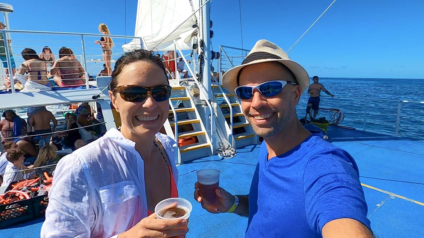 Key West snorkeling excursions beer