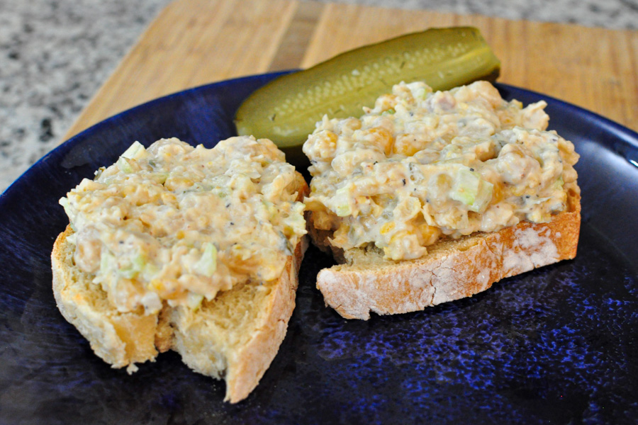 Vegan Chickpea Mock Tuna Salad Recipe