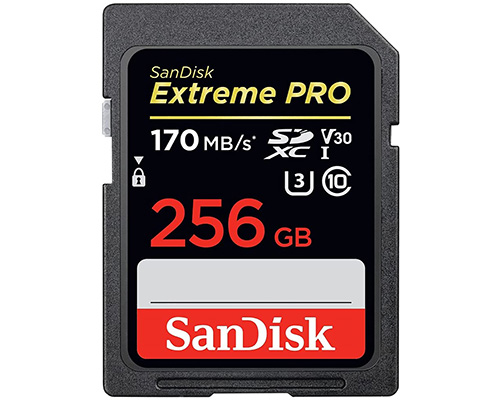 Sandisk Extreme Pro SD card 256gb