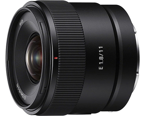 Sony 11mm f1.8 aps-c lens